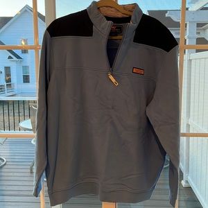 Men’s vineyard vines XL blue and navy quarter zip